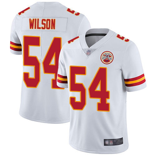 Men Kansas City Chiefs #54 Wilson Damien White Vapor Untouchable Limited Player Nike NFL Jersey